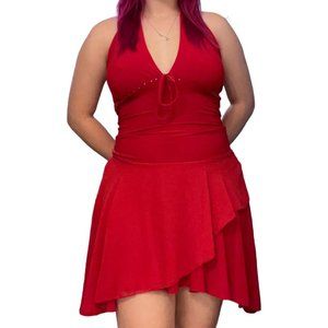 NEON by Bulex red formal event dress